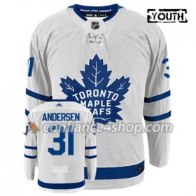Adidas Maillot de Hockey Toronto Maple Leafs FREDERIK ANDERSEN 31 Blanc Authentic - Enfant